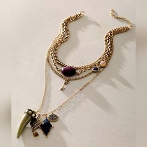 Free People Zella Layered Necklace/Gold